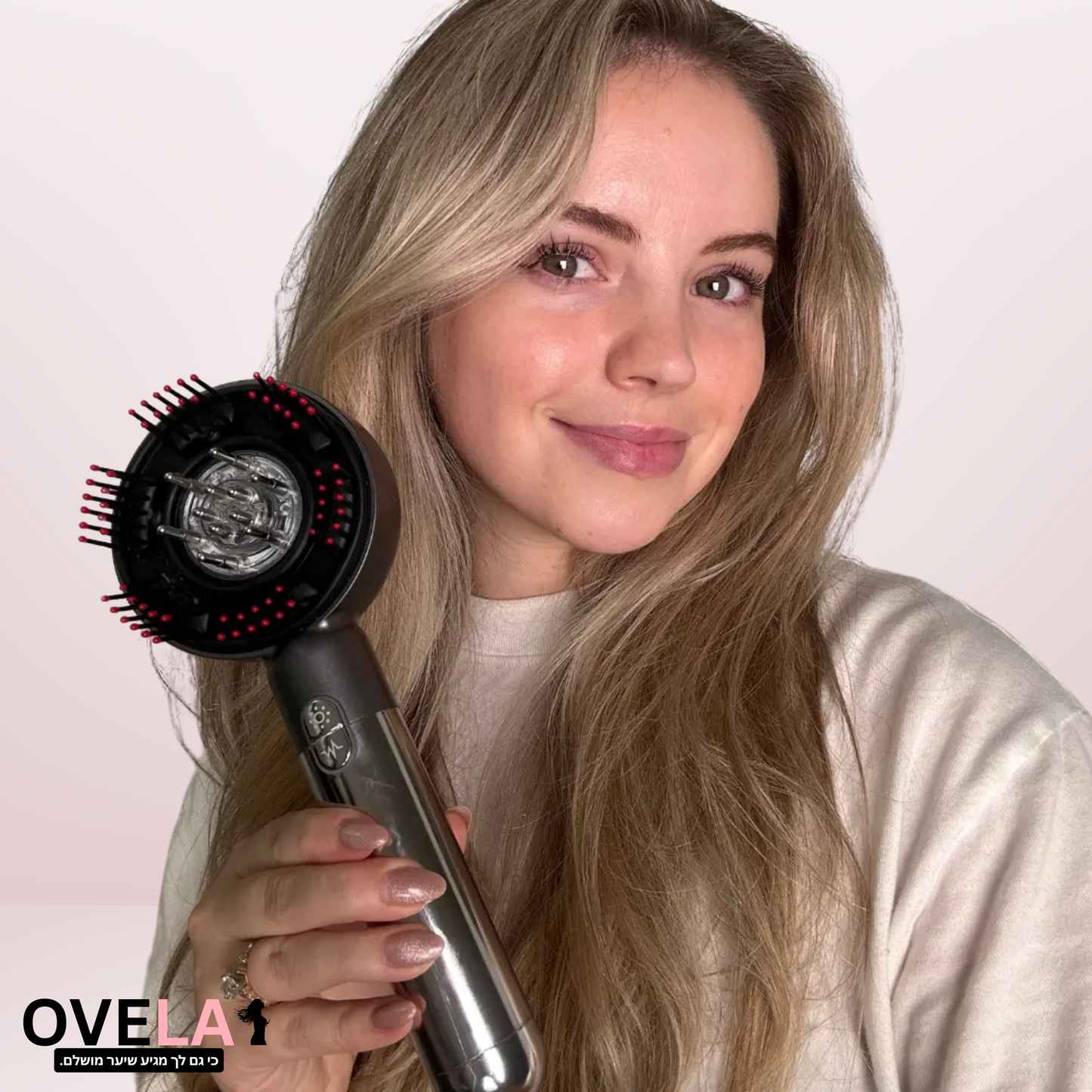 OvelaBrush™ - מסרק חכם לשיקום הקרקפת